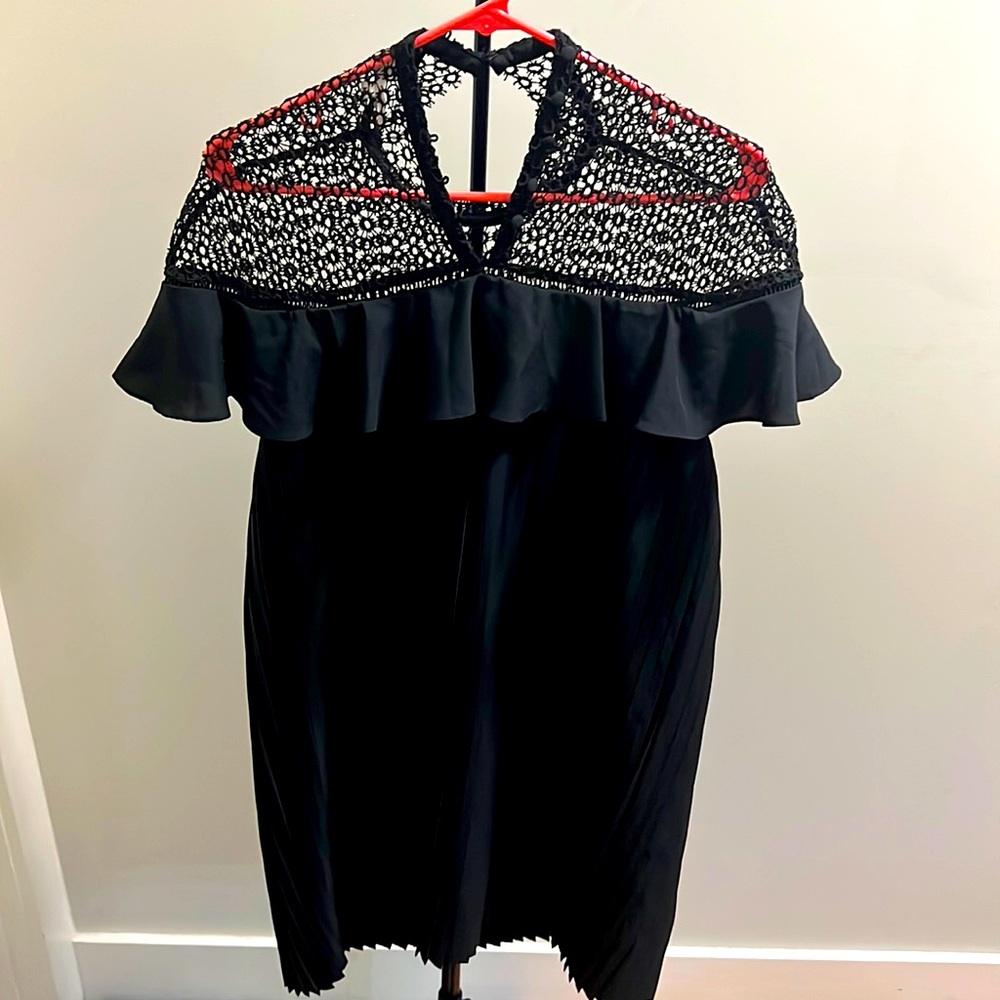 Black cocktail dress